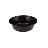 black base round container